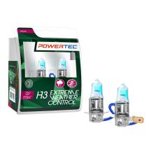 H3 12V 55W PK22s POWERTEC ΛΑΜΠΕΣ EXTREME WEATHER CONTROL M-TECH - 2 ΤΕΜ. Auto Moto Tyres 