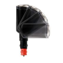 ΑΝΤΑΠΤΟΡΑΣ ΑΝΑΠΤΗΡΑ 4 ΘΕΣΕΩΝ+USB 10A ΜΕ ΚΑΛΩΔΙΟ 200cm 12/24V DUO 4in1 Auto Moto Tyres 