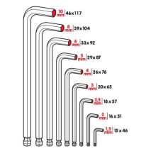 ΑΛΛΕΝ (ALLEN) ΕΞΑΓΩΝΑ ΚΛΕΙΔΙΑ 9 ΤΕΜΑΧΙΩΝ (1,5-2-2,5-3-4-5-6-8-10mm) ΧΡΩΜΙΟ-ΒΑΝΑΔΙΟ (CRV) Auto Moto Tyres 