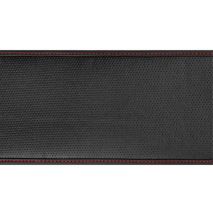 ΚΑΛΥΜΜΑ ΤΙΜΟΝΙΟΥ ΦΟΡΤΗΓΟΥ 42/44cm (S) SKIN-COVER ΜΑΥΡΟ ΜΕ ΚΟΚΚΙΝΗ ΡΑΦΗ ΕΛΑΣΤΙΚΟ 2mm ΠΑΧΟΣ Auto Moto Tyres 