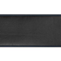 ΚΑΛΥΜΜΑ ΤΙΜΟΝΙΟΥ ΦΟΡΤΗΓΟΥ 42/44cm (S) SKIN-COVER ΜΑΥΡΟ ΜΕ ΜΠΛΕ ΡΑΦΗ ΕΛΑΣΤΙΚΟ 2mm ΠΑΧΟΣ Auto Moto Tyres 