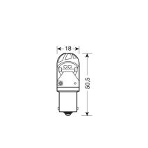 P21W 10-28V BA15s MEGA-LED 150LM ΔΙΑΘΛΑΣΗΣ ΠΟΡΤΟΚΑΛΙ (ΜΟΝΟΠΟΛΙΚΟ) BLISTER 1ΤΕΜ. Auto Moto Tyres 
