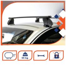 ΜΠΑΡΕΣ ΟΡΟΦΗΣ K1 PRO 150 cm K39 (ΟΒΑΛ/ΑΤΣΑΛΙ) - 2 ΤΕΜ. Auto Moto Tyres 