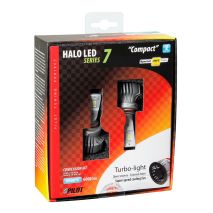 H10/HB3 9005 9-32V 6.500K 6.000lm 72W P20d HALO LED SERIE 7 COMPACT 6LED CREE 2ΤΕΜ. LED KIT Auto Moto Tyres 