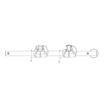 ROLLER 96cm ΜΕ ΠΛΑΙΣΙΟ ΠΡΟΕΚΤΑΣΗ 180cm ΓΙΑ ΜΠΑΡΕΣ ΜΑΥΡΕΣ KARGO + ΑΛΟΥΜΙΝΙΟΥ KARGO-PLUS U-7 1ΤΕΜ. Auto Moto Tyres 