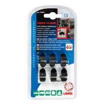 Κλιπ Καλωδίων Διπλό Αυτοκόλλητο 6τεμ. Auto Moto Tyres 