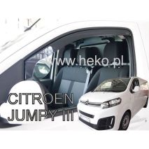 ΑΝΕΜΟΘΡΑΥΣΤΕΣ ΓΙΑ CITROEN JUMPY 3 / SPACETOURER / TOYOTA PROACE 2 / PEUGEOT EXPERT 3 / TRAVELLER 2016+ / OPEL VIVARO 3 2019+ ΖΕΥΓΑΡΙ VAN ΑΠΟ ΕΥΚΑΜΠΤΟ ΦΙΜΕ ΠΛΑΣΤΙΚΟ HEKO - 2 ΤΕΜ. Auto Moto Tyres 