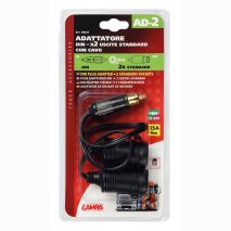 ΑΝΤΑΠΤΟΡΑΣ ΑΝΑΠΤΗΡΑ ΔΙΠΛΟΣ AD-2 12/24V 15A ΜΕ ΚΑΛΩΔΙΟ 20cm Auto Moto Tyres 