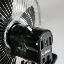 ΑΝΕΜΙΣΤΗΡΑΣ JUMBO 10 INCH 24V 12W Φ25cm 2 ΤΑΧΥΤΗΤΩΝ ΜΕ ΦΙΣ ΑΝΑΠΤΗΡΑ 200cm ΚΑΙ ΜΑΝΤΑΛΑΚΙ Auto Moto Tyres 