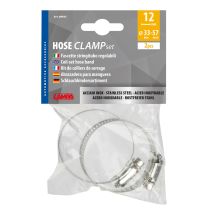 ΚΟΛΙΕΔΕΣ ΣΦΙΓΚΤΗΡΕΣ ΥΨΟΥΣ 12mm & ΔΙΑΜΕΤΡΟΥ 33>57mm ΑΠΟ ΑΝΟΞΕΙΔΩΤΟ ΑΤΣΑΛΙ 2 ΤΕΜ. Auto Moto Tyres 