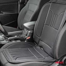 ΠΛΑΤΟΚΑΘΙΣΜΑ ΘΕΡΜΑΙΝΟΜΕΝΟ 12V 98x48cm ΑΦΡΩΔΕΣ ΥΛΙΚΟ ΚΑΙ ΥΦΑΣΜΑ ΜΑΥΡΟ AMIO - 1 τεμ. Auto Moto Tyres 