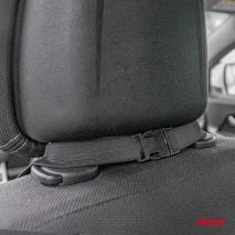 ΠΛΑΤΟΚΑΘΙΣΜΑ ΘΕΡΜΑΙΝΟΜΕΝΟ 12V 98x48cm ΑΦΡΩΔΕΣ ΥΛΙΚΟ ΚΑΙ ΥΦΑΣΜΑ ΜΑΥΡΟ AMIO - 1 τεμ. Auto Moto Tyres 