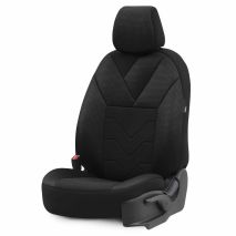 ΚΑΛΥΜΜΑΤΑ ΚΑΘΙΣΜΑΤΩΝ OTOM RUBY 1202 GREY/BLACK ΜΑΥΡΟ/ΓΚΡΙ ΣΚΟΥΡΟ ΛΙΝΟ & ΔΕΡΜΑΤΙΝΗ SETΑΜΙΟ - 1 σετ. Auto Moto Tyres 