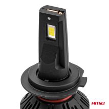 ΛΑΜΠΕΣ LED H7 9-16V 90W 6.500K 9900lm CAN BUS (ME ΑΝΕΜΙΣΤΗΡΑΚΙ) X3 SERIES AMIO - 2ΤΕΜ. Auto Moto Tyres 
