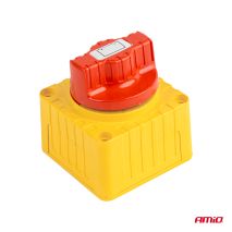 ΔΙΑΚΟΠΤΗΣ POWER-OFF ΜΠΑΤΑΡΙΑΣ ΣΕ ΒΑΣΗ 12-48V 300A  ΜΑΥΡΟ/ΧΡΥΣΟ AMIO - 1 Τεμ. Auto Moto Tyres 