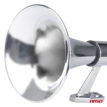 ΚΟΡΝΑ ΠΝΕΥΜΑΤΙΚΗ ΜΟΝΗ 12/24V 150dB ΜΗΚΟΣ:64 cm  ΧΡΩΜΙΟ ΑΜΙΟ - 1 ΤΕΜ. Auto Moto Tyres 