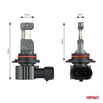 ΛΑΜΠΕΣ LED HΒ4 9006 12V 60W 6.000K 5.600lm +400% LED CAN-BUS HYBRID SERIES AMIO - 2 ΤΕΜ. Auto Moto Tyres 