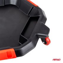 ΛΕΚΑΝΗ ΓΙΑ ΛΑΔΙΑ / ΔΟΧΕΙΟ ΑΛΛΑΓΗΣ ΛΑΔΙΩΝ ΜΕ ΑΠΟΘΗΚΕΥΤΙΚΟ ΧΩΡΟ ΚΑΙ ΡΟΔΑΚΙΑ 8L 58x54x11cm AMIO - 1 τεμ. Auto Moto Tyres 