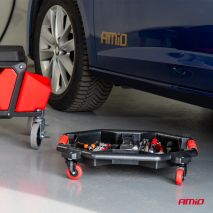 ΛΕΚΑΝΗ/ΕΡΓΑΛΕΙΟΘΗΚΗ ΑΠΟΘΗΚΕΥΣΗΣ ΕΡΓΑΛΕΙΩΝ/ΕΞΑΡΤΗΜΑΤΩΝ ΜΕ ΡΟΔΑΚΙΑ 49x47x6cm AMIO - 1 τεμ. Auto Moto Tyres 