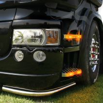 ΦΩΣ ΟΓΚΟΥ ΦΟΡΤΗΓΟΥ 4LED ΠΟΡΤΟΚΑΛΙ 24V 103mm LA3 - 1 ΤΕΜ. Auto Moto Tyres 