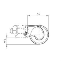 ROLLER ΓΙΑ ΜΠΑΡΕΣ ΑΛΟΥΜΙΝΙΟΥ 64 cm Auto Moto Tyres 