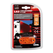 ΦΩΣ ΦΟΡΤΗΓΟΥ 2LED ΠΟΡΤΟΚΑΛΙ 24V 72mm Auto Moto Tyres 