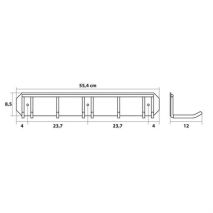 ΚΡΕΜΑΣΤΡΑ/ORGANIZER ΤΟΙΧΟΥ GARAZE WALL 554 Χ 85 Χ 120 mm Auto Moto Tyres 