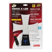 ΣΤΑΥΡΟΣ 24V ΜΕ 81 LED ΜΠΛΕ ΜΕ ΦΙΣ ΑΝΑΠΤΗΡΑ ΚΑΙ ΚΑΛΩΔΙΟ 200cm 200x250mm Auto Moto Tyres 