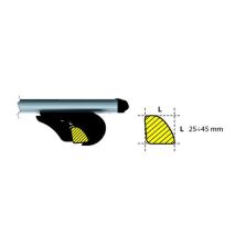 KIT ΑΚΡΑ (ΠΟΔΙΑ) ΓΙΑ ΜΠΑΡΕΣ NORDRIVE ΑΛΟΥΜΙΝΙΟΥ SW 4ΤΜΧ ΜΕ ΚΛΕΙΔΙ RAIL KIT ALU Auto Moto Tyres 