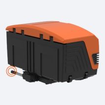 ΜΠΑΓΚΑΖΙΕΡΑ ΚΟΤΣΑΔΟΡΟΥ 400 LT TOWBOX V3 SPORT ORANGE (ΠΟΡΤΟΚΑΛΙ) ΜΕ LED ΦΑΝΑΡΙΑ Auto Moto Tyres 