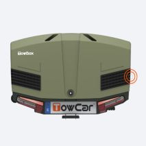 ΜΠΑΓΚΑΖΙΕΡΑ ΚΟΤΣΑΔΟΡΟΥ 400 LT TOWBOX V3 CAMPER GREEN (ΠΡΑΣΙΝΟ) ΜΕ LED ΦΑΝΑΡΙΑ Auto Moto Tyres 