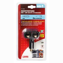 ΑΝΤΑΠΤΟΡΑΣ ΑΝΑΠΤΗΡΑ ΔΙΠΛΟΣ AD-2 12/24V 15A ΜΕ ΦΩΣ ΕΝΔΕΙΞΗΣ LED Auto Moto Tyres 