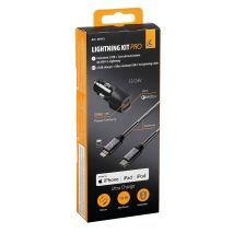 ΦΟΡΤΙΣΤΗΣ ΑΝΑΠΤΗΡΑ ΜΕ 2 USB ΚΑΙ ΚΑΛΩΔΙΟ ΦΟΡΤΙΣΗΣΚΑΙΣΥΓΧΡΟΝΙΣΜΟΥ 100cm APPLE LIGHTING KIT PRO 18W 12/24V Auto Moto Tyres 