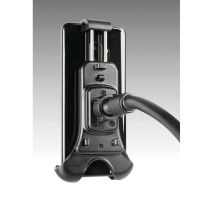 ΒΑΣΗ ΚΙΝΗΤΟΥ ΓΙΑ ΤΗΝ ΥΠΟΔΟΧΗ ΑΝΑΠΤΗΡΑ ΜΕ 2 ΘΥΡΕΣ USB 3A 12/24V 120-170mm (ΕΥΚΑΜΠΤΟΣ ΒΡΑΧΙΟΝΑΣ 20cm ) LAMPA - 1 ΤΕΜ. Auto Moto Tyres 