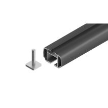 ΜΠΑΡΕΣ ΟΡΟΦΗΣ HELIO BLACK (L) 127 cm ΑΛΟΥΜΙΝΙΟΥ ΜΑΥΡΗ ΜΕ ΚΛΕΙΔΑΡΙΕΣ (STANDARD RAILING) NORDRIVE - 2 TEM. Auto Moto Tyres 