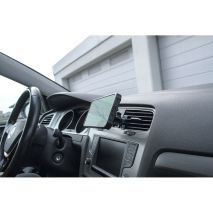 Μαγνητική Βάση Στήριξης Κινητού Mag Pro Airvent της σειράς Optiline για Ίσιους Αεραγωγούς Αυτοκινήτου με 34 μαγνήτες και 2 αυτοκόλλητα, μεταλλικά δακτυλίδια Auto Moto Tyres 