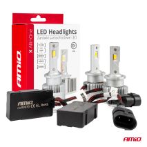 ΛΑΜΠΕΣ LED D2S/D2R/D4S/D4R 12/24V 6000K 9.000lm 50W X ALL IN ONE SERIES CAN-BUS (ΜΕ ΑΝΕΜΙΣΤΗΡΑΚΙ) AMIO - 2 ΤΕΜ. Auto Moto Tyres 