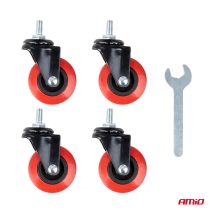 ΛΕΚΑΝΗ/ΕΡΓΑΛΕΙΟΘΗΚΗ ΑΠΟΘΗΚΕΥΣΗΣ ΕΡΓΑΛΕΙΩΝ/ΕΞΑΡΤΗΜΑΤΩΝ ΜΕ ΡΟΔΑΚΙΑ 44x41x6cm AMIO - 1 τεμ. Auto Moto Tyres 