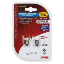 T4W 24/28V BA9s HYPER-LED ΛΕΥΚΟ Auto Moto Tyres 