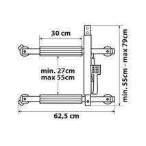 ΓΡΥΛΟΣ ΥΔΡΑΥΛΙΚΟΣ ΜΕ ΡΟΔΑΚΙΑ (680 kg) - 1 ΤΕΜ. Auto Moto Tyres 