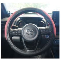 ΚΑΛΥΜΜΑ ΤΙΜΟΝΙΟΥ COTTON PINK ΜΑΥΡΟ ΜΕ ΡΟΖ ΟΙΚΟΛΟΓΙΚΟ ΔΕΡΜΑ 37-39cm SIMONI RACING - 1 TEM. Auto Moto Tyres 