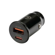 ΦΟΡΤΙΣΤΗΣ ΑΝΑΠΤΗΡΑ ΜΕ 2 ΘΥΡΕΣ USB TYPE A+ TYPE C 20W 12/24V 20W ESSENTIAL LINE LAMPA - 1ΤΕΜ. Auto Moto Tyres 