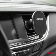 ΒΑΣΗ ΣΤΗΡΙΞΗΣ ΚΙΝΗΤΟΥ ΓΙΑ ΑΕΡΑΓΩΓΟ ΜΑΓΝΗΤΙΚΗ ΜΕ ΑΣΥΡΜΑΤΗ ΦΟΡΤΙΣΗ QUICK CHARGE 2A MAX15W MY MAG AMIO - 1 Τεμ. Auto Moto Tyres 