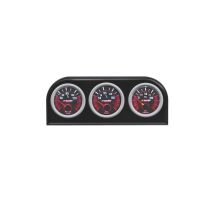 ΒΑΣΗ/ΘΗΚΗ 3 ΟΡΓΑΝΩΝ 52mm ΓΙΑ ΤΗΝ ΘΕΣΗ RADIO-CD 1DIN ΜΗΚΟΥΣ 189mm ΣΕ ΜΑΥΡΟ ΧΡΩΜΑ SIMONI RACING  - 1 τεμ. Auto Moto Tyres 