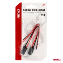 ΦΙΣΑ 12/24V  ΓΙΑ ΛΑΜΠΕΣ T10/ W5W/ W3W/ W16W ME ΚΑΛΩΔΙΟ ΑΜΙΟ - 2 ΤΕΜ. Auto Moto Tyres 