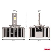 ΛΑΜΠΕΣ LED D5S 9>16V 70W 6.500K 8600lm (ΜΕ ΨΥΚΤΡΑ) XD SERIES ΑΜΙΟ - 2 ΤΕΜ. Auto Moto Tyres 