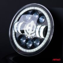 ΠΡΟΒΟΛΕΑΣ ΕΡΓΑΣΙΑΣ ΣΤΡΟΓΓΥΛΟΣ GHOST 5.500lm 9>36V 60W 6.000K Φ170x170x65mm 4 ΧΡΗΣΕΩΝ ΑΜΙΟ - 1 ΤΕΜ. Auto Moto Tyres 