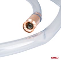 ΛΑΣΤΙΧΟ ΑΝΑΡΡΟΦΗΣΗΣ ΚΑΥΣΙΜΟΥ & ΥΓΡΩΝ ΑΣΦΑΛΕΙΑΣ (ΚΛΕΦΤΗΣ ΒΕΝΖΙΝΗΣ) ΜΕ ΣΤΟΜΙΟ ΧΑΛΚΟΥ 1,7m Φ19mm AMIO - 1 Τεμ. Auto Moto Tyres 