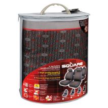 ΚΑΛΥΜΜΑΤΑ ΣΕΤ SQUARE ΚΟΚΚΙΝΟ Auto Moto Tyres 
