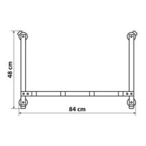 ΣΤΑΝΤ  ΜΕ ΡΟΔΑΚΙΑ  ΓΙΑ 4 ΓΡΥΛΛΟΥΣ ΥΔΡΑΥΛΙΚΟΥΣ (L7150.5) Auto Moto Tyres 